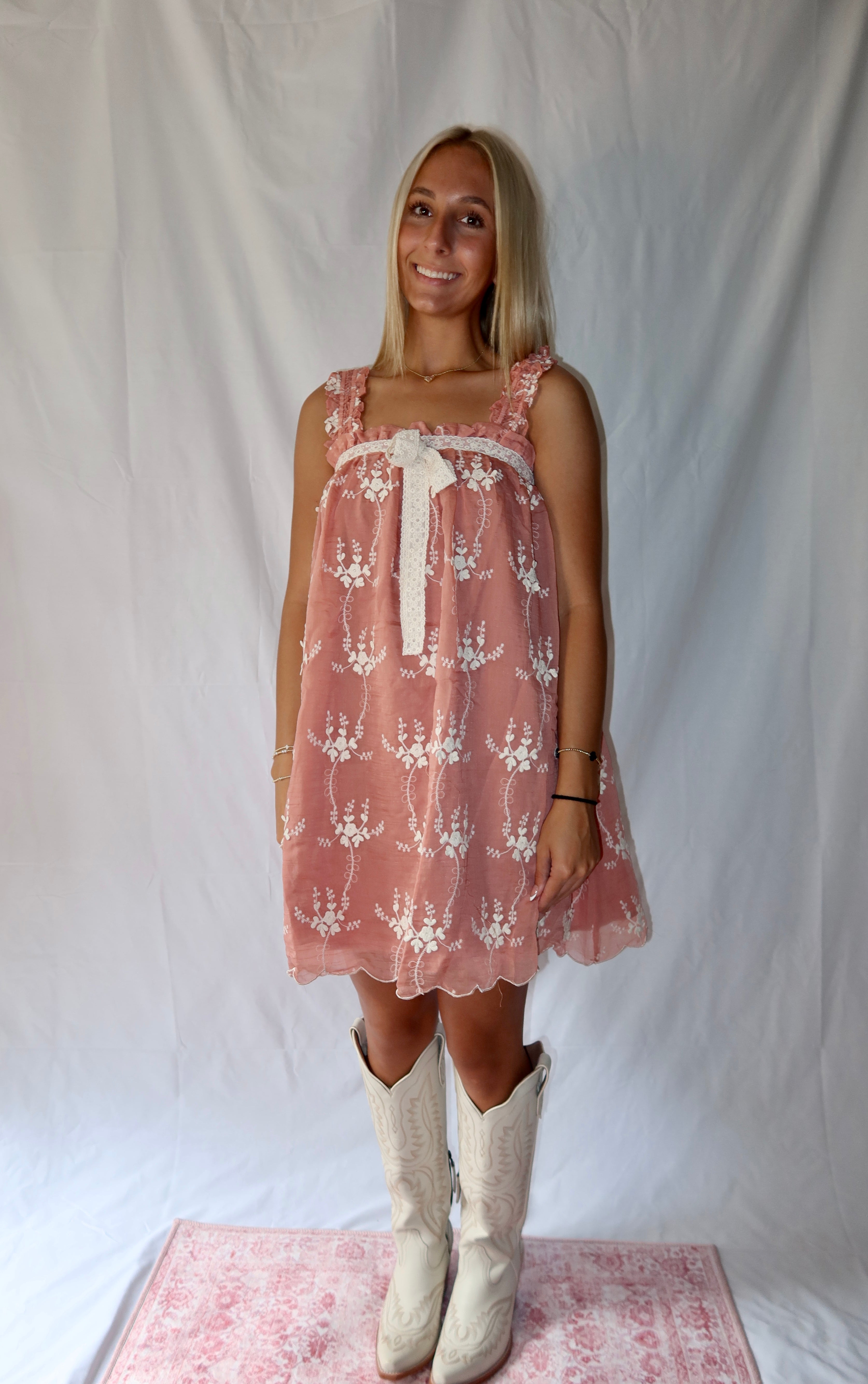 Blushing Babydoll Dress