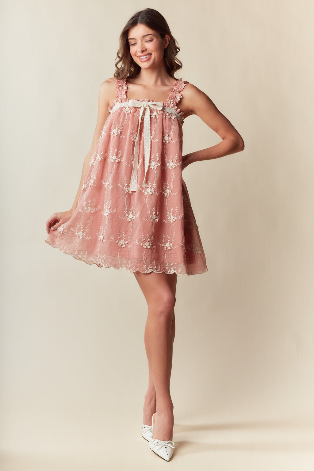 Blushing Babydoll Dress