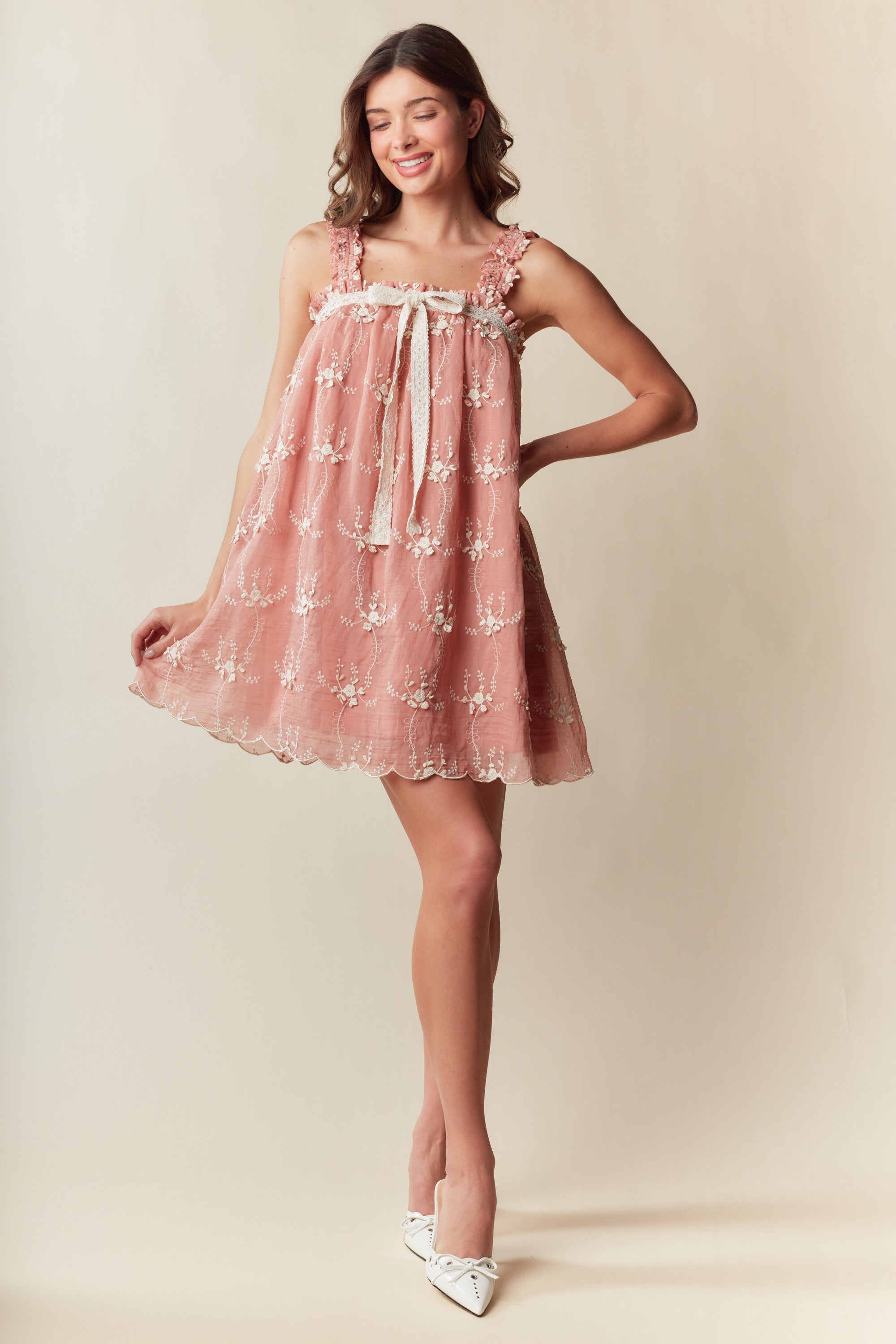 Blushing Babydoll Dress