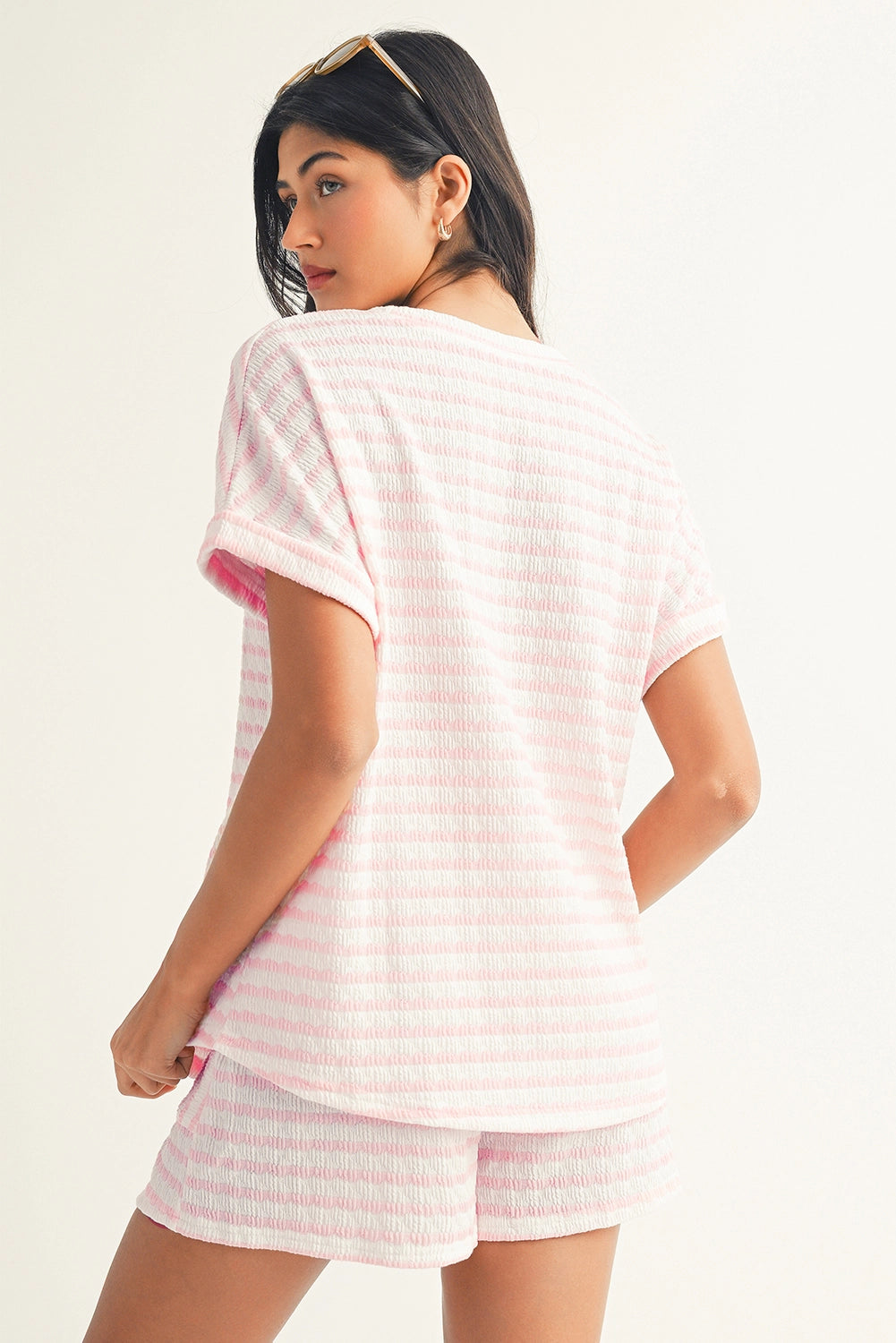 Pretty in Pink Matching Short Set