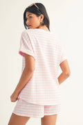 Pretty in Pink Matching Short Set