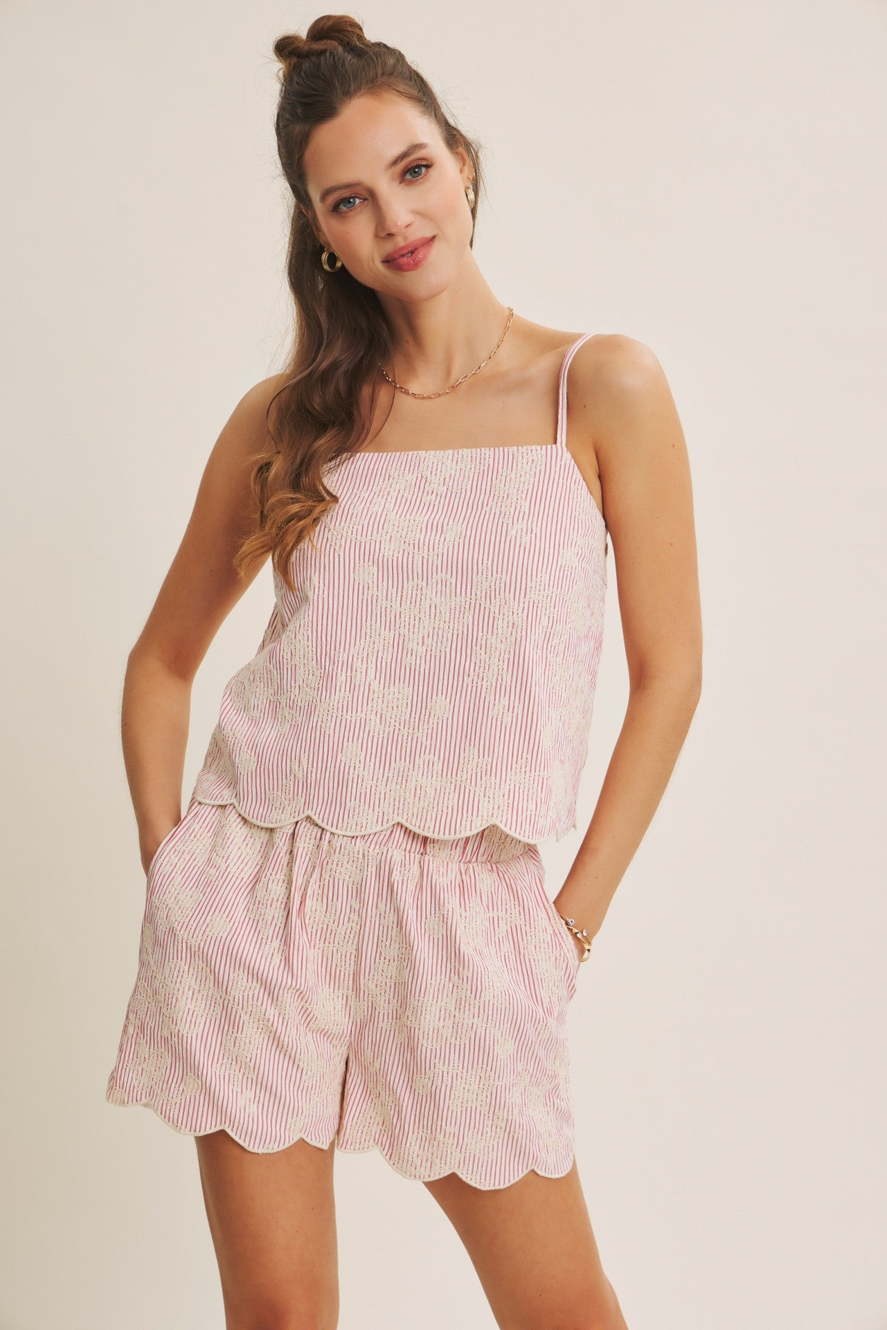 Pink Sands Striped Set