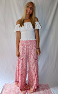 Pink Petals Wide Leg Pant