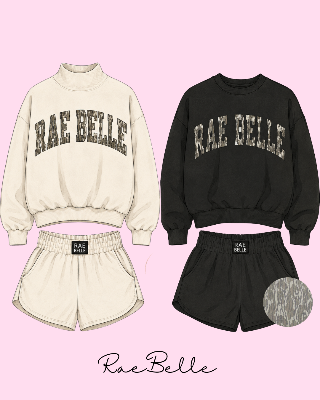 RAE BELLE CAMO SET PREORDER