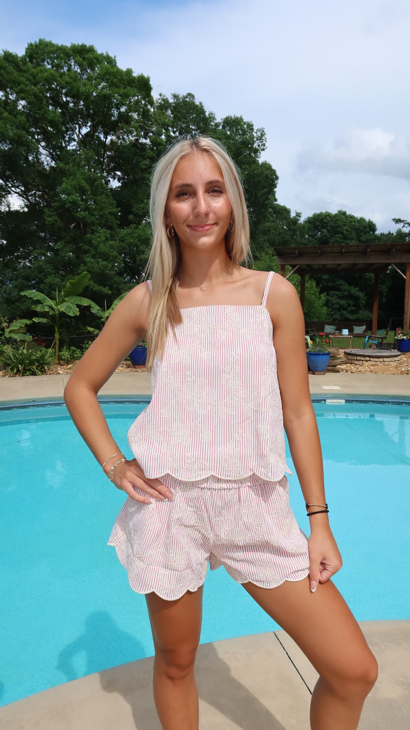 Pink Sands Striped Set