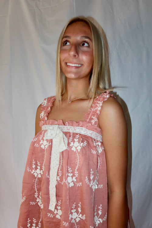 Blushing Babydoll Dress