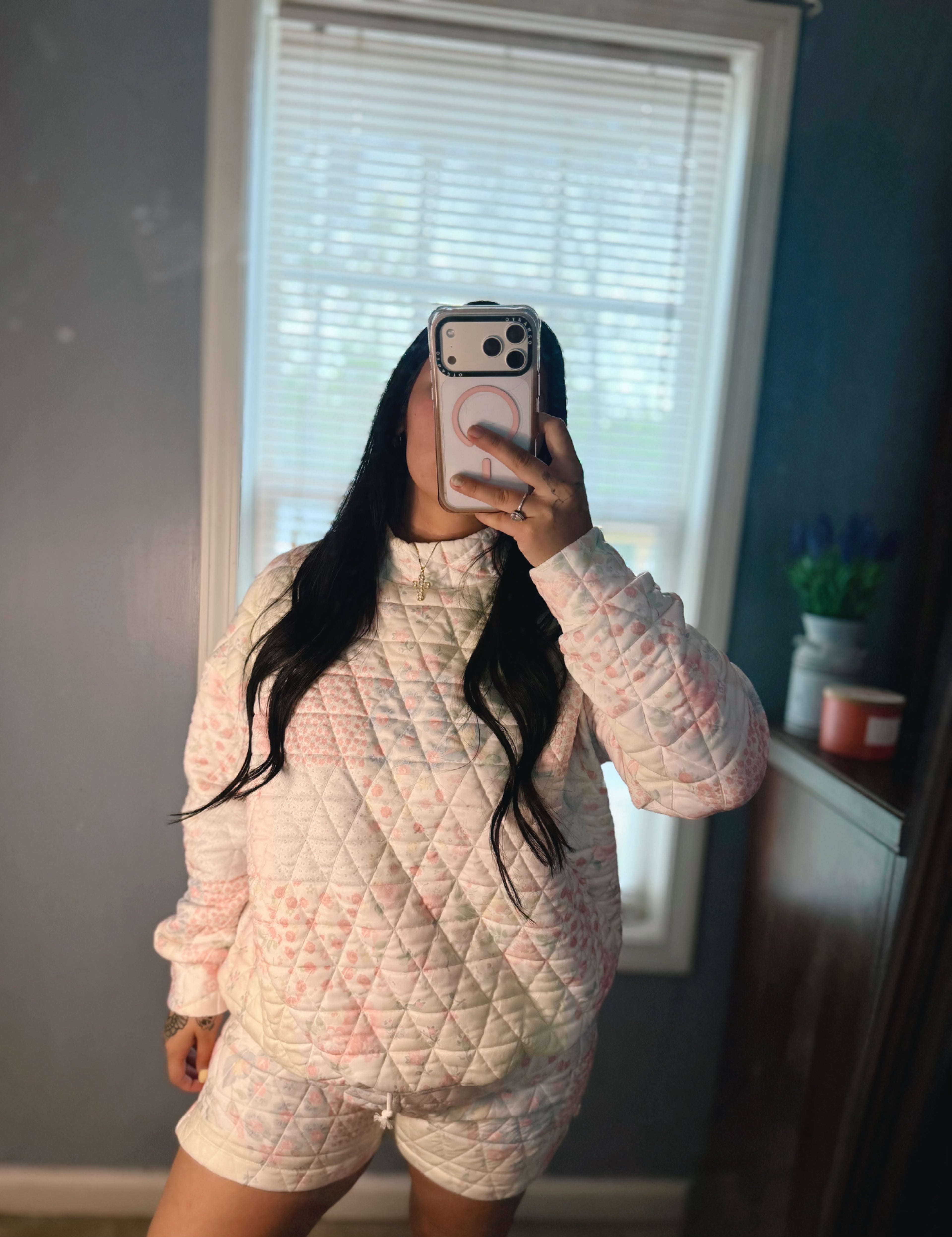 Bloom Babe Quilted Short Set