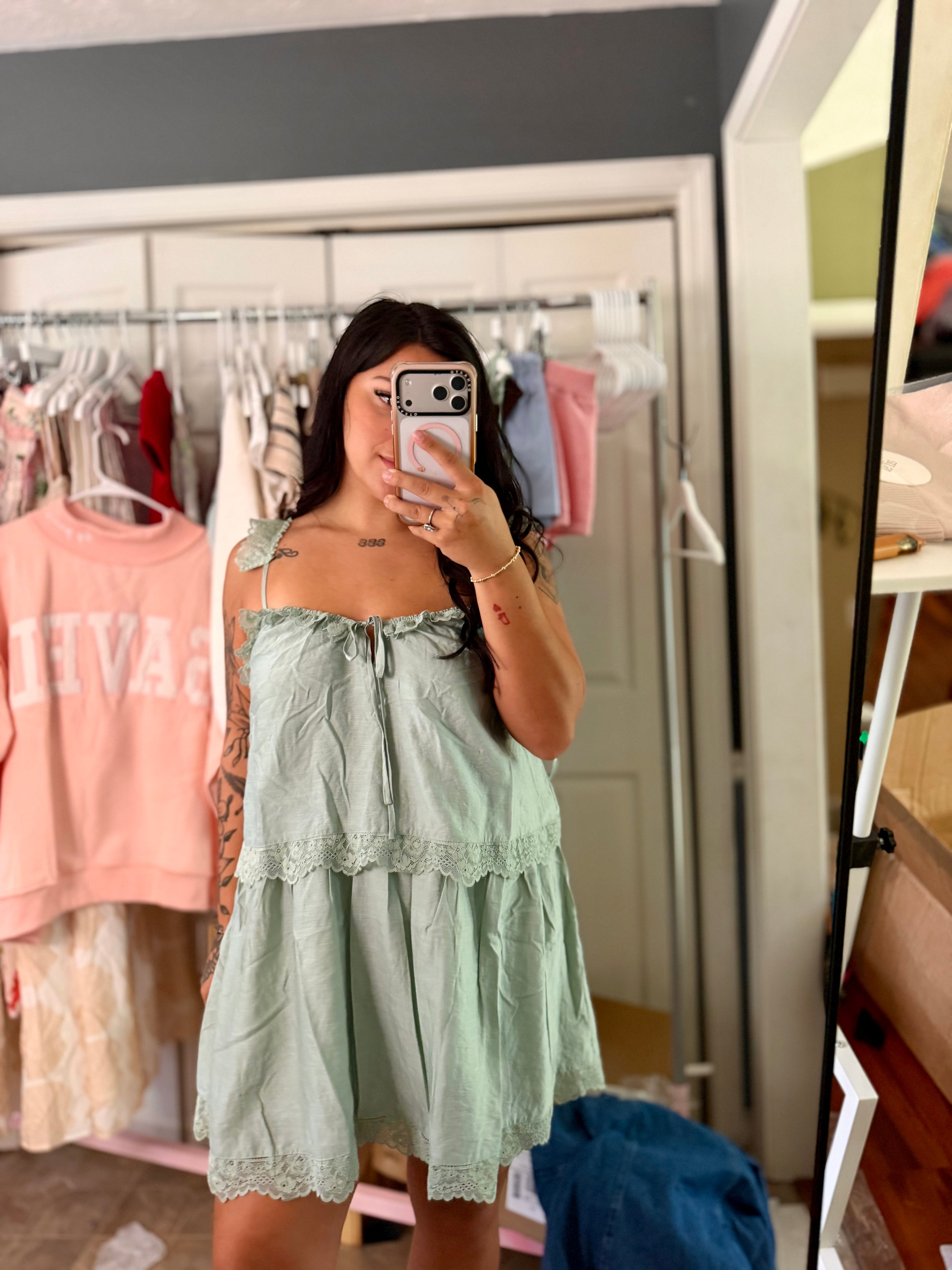 Sage Green Dress