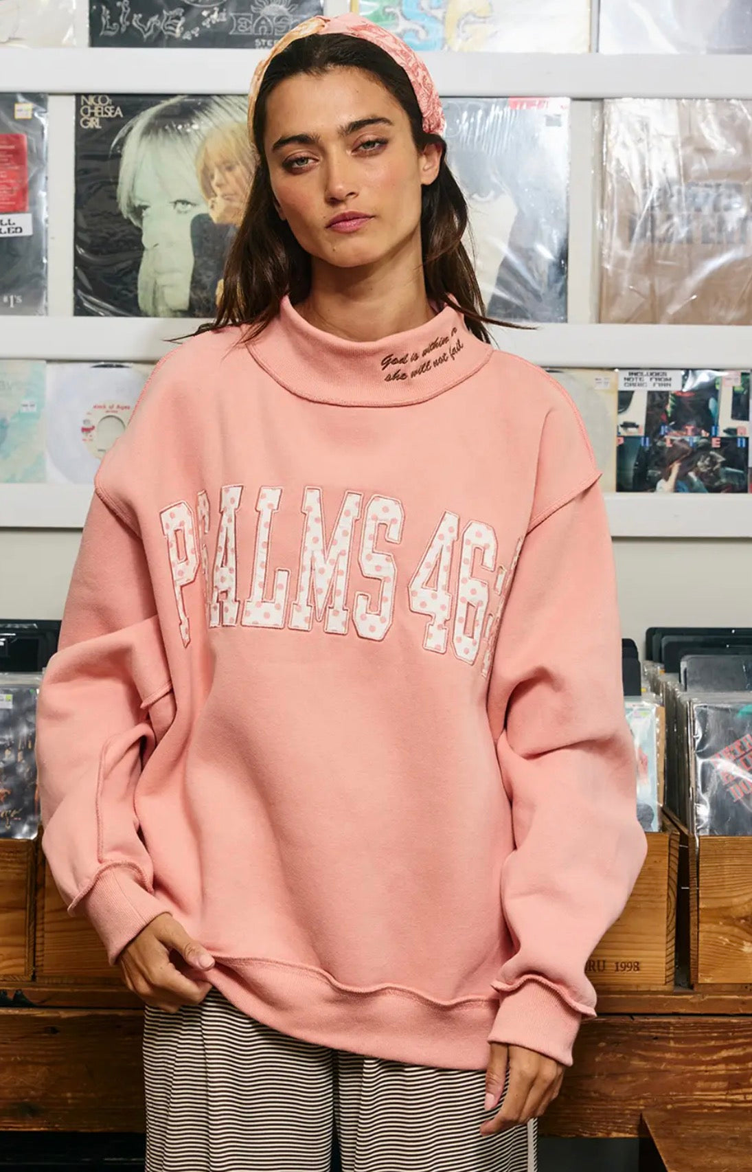 PSALMS 46:5 Mockneck Sweatshirt